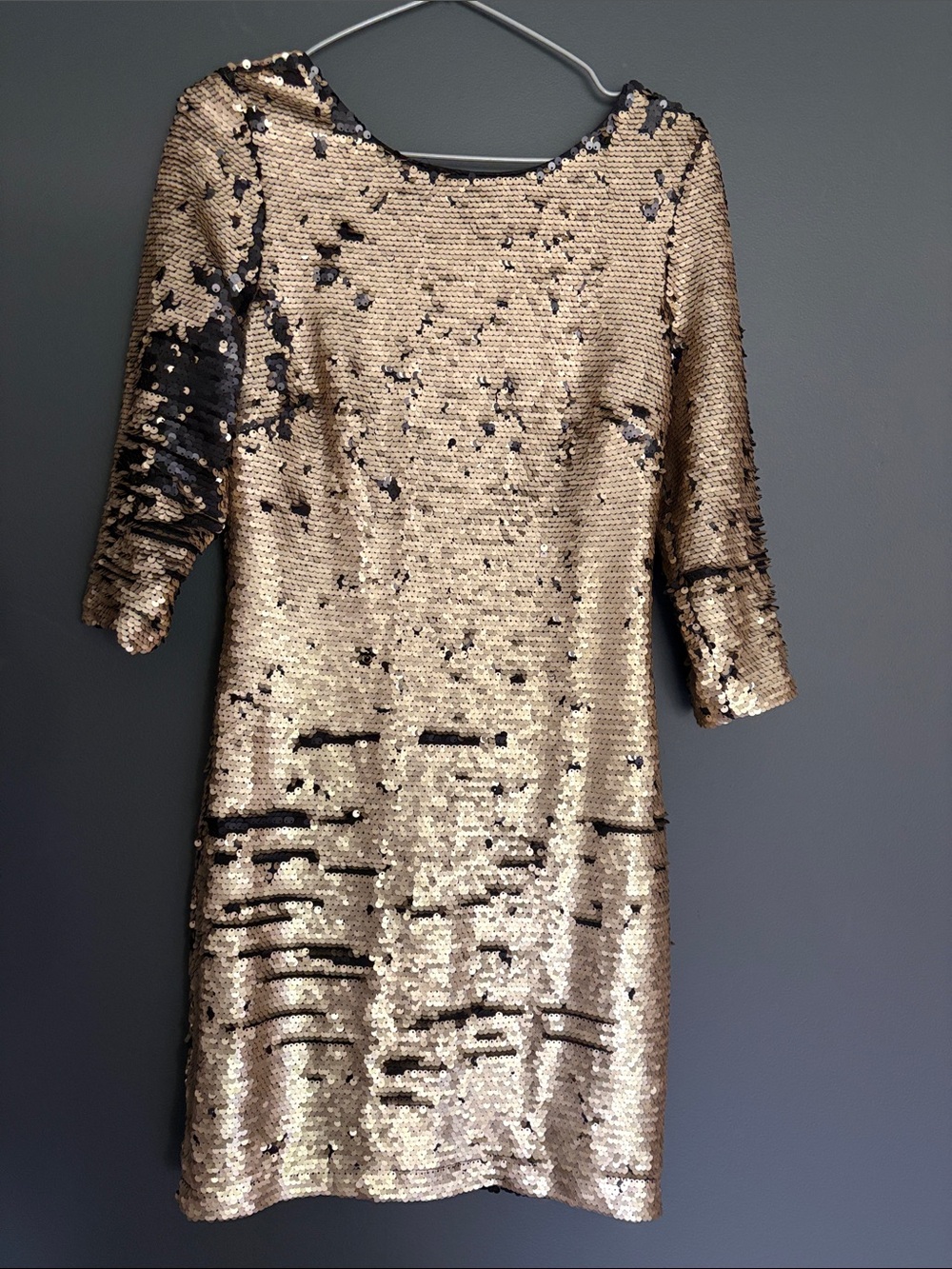 The Room medium Gold Sequin Party Dress